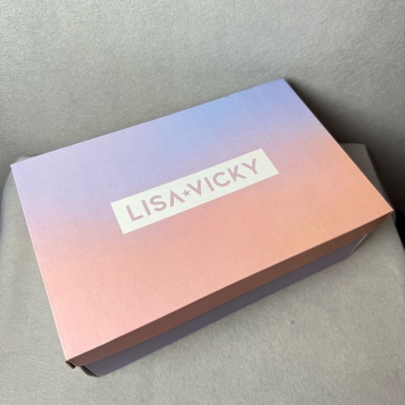 Lisa Vicky Women’s Mood Pavé Block Heel Slide Sandal in Tan and Silver size 7M - Picture 10 of 10